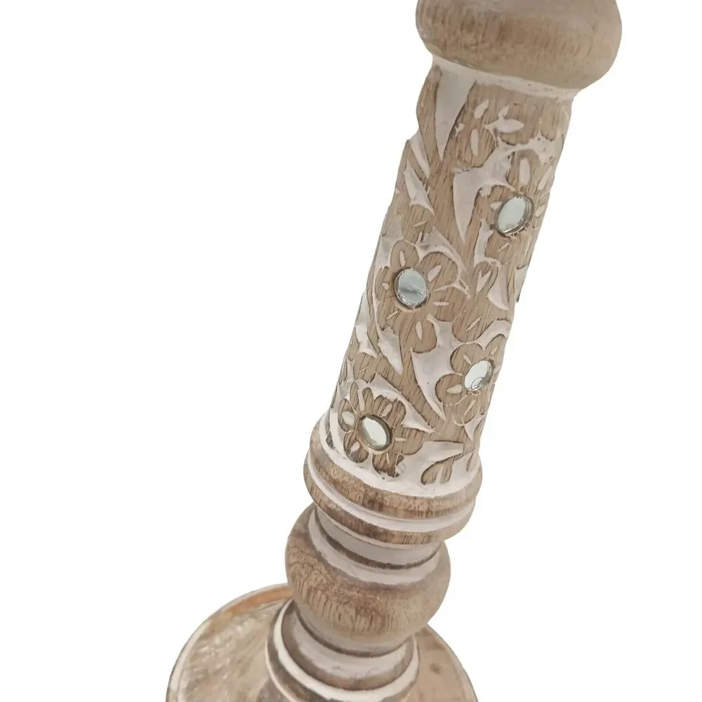 Exotic Pillar Carved Wood  12